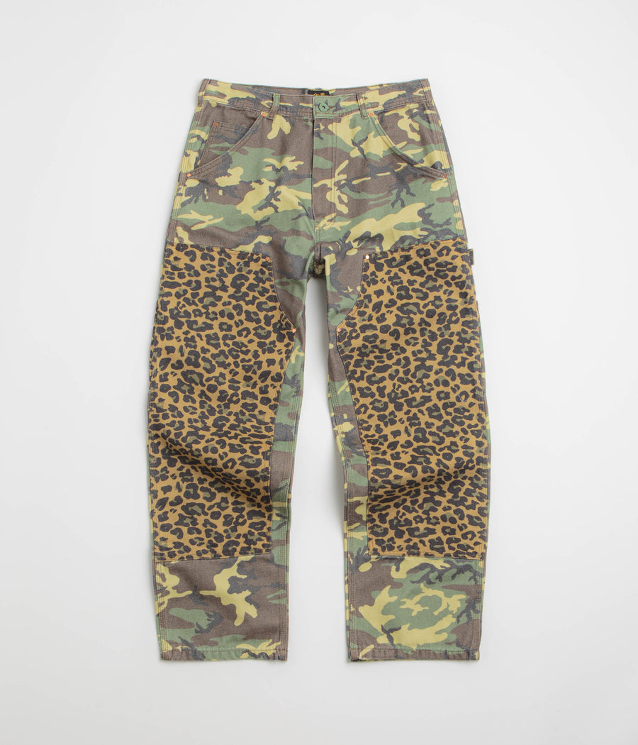 Stan Ray Double Knee Pants in Woodland DPM Duck and Leopard Duck Mix