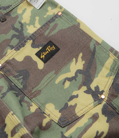 Stan Ray Double Knee Pants in Woodland DPM Duck and Leopard Duck Mix