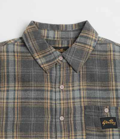 Stan Ray Flannel Shirt in Charcoal Plaid