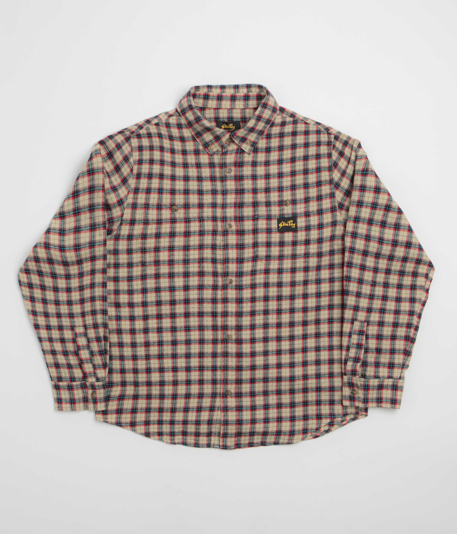 Stan Ray Flannel Shirt - Easy Natural Plaid