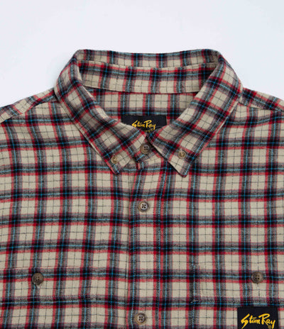 Stan Ray Flannel Shirt - Easy Natural Plaid