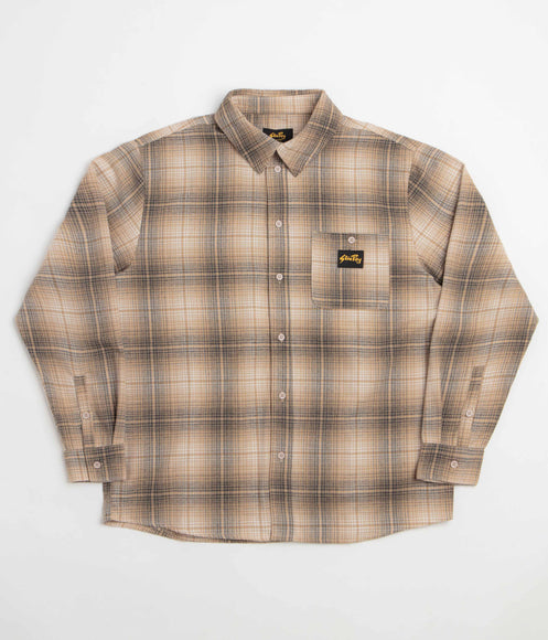 Stan Ray Flannel Shirt - Khaki Plaid