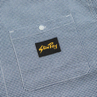 Stan Ray Flannel Short Sleeve Shirt - Blue Gingham thumbnail