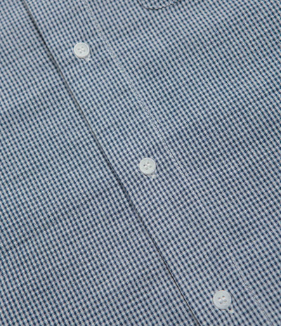 Stan Ray Flannel Short Sleeve Shirt - Blue Gingham