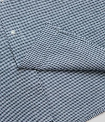 Stan Ray Flannel Short Sleeve Shirt - Blue Gingham