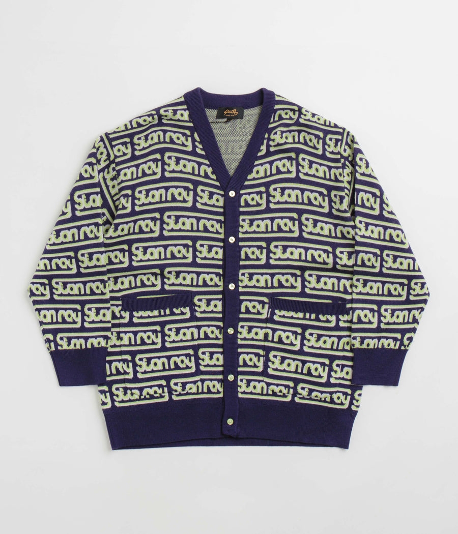 Stan Ray Knitted Cardigan in Moto Repeat