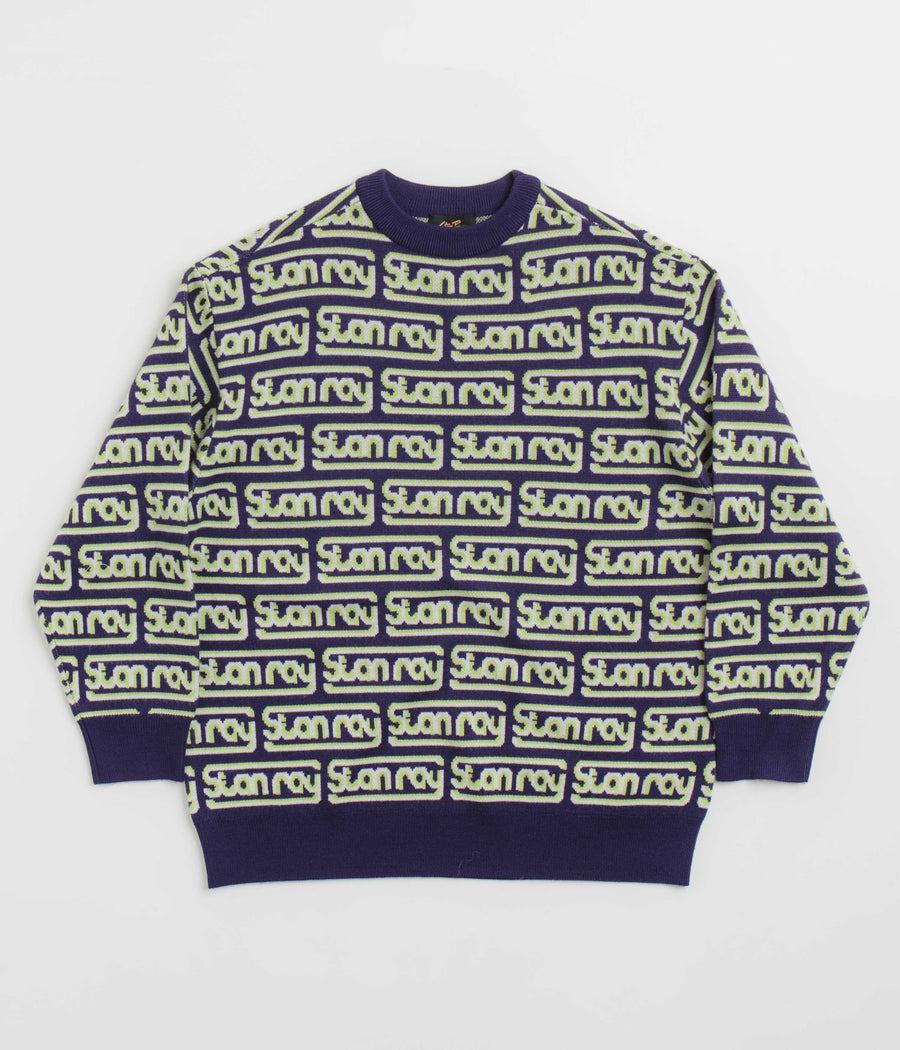 Stan Ray Knitted Sweatshirt in Moto Repeat