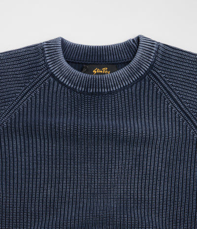 Stan Ray Knitted Sweatshirt - Overdyed Navy