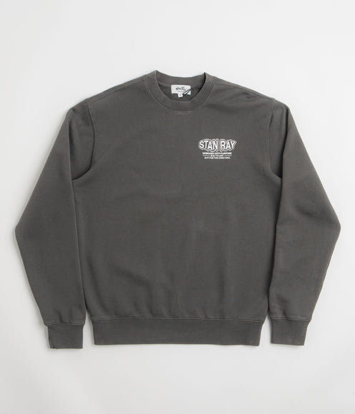 Stan Ray Long Haul Crewneck Sweatshirt - Washed Black