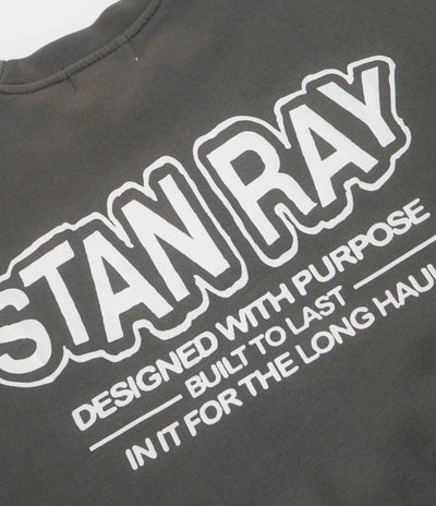 Stan Ray Long Haul Crewneck Sweatshirt - Washed Black
