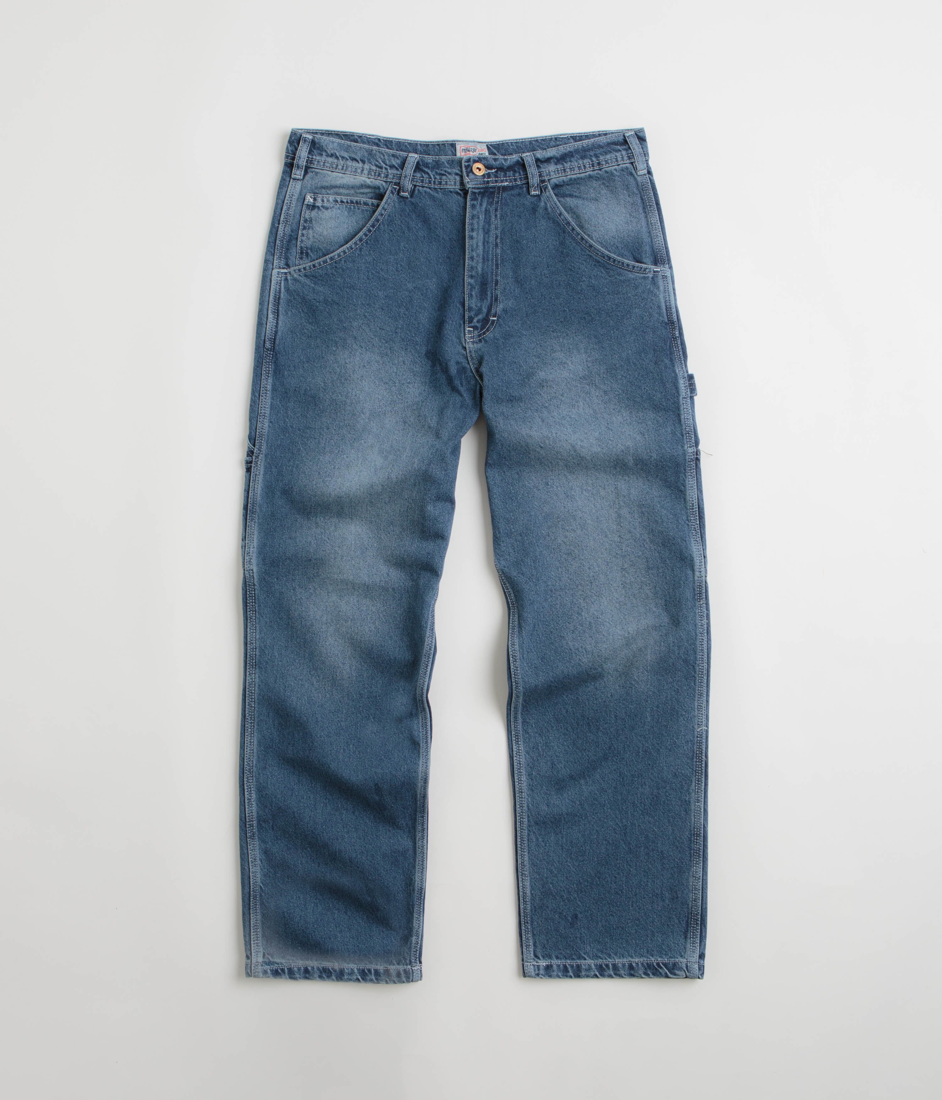 ‼️FAF FakeAsFlowers CARPENTER PANTS Fucking Awesome Baggy Zip Off Carpenter Pants - Blue | Flatspot