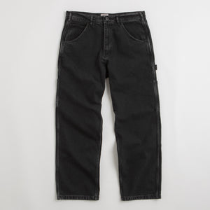 Stonewashed Black Denim