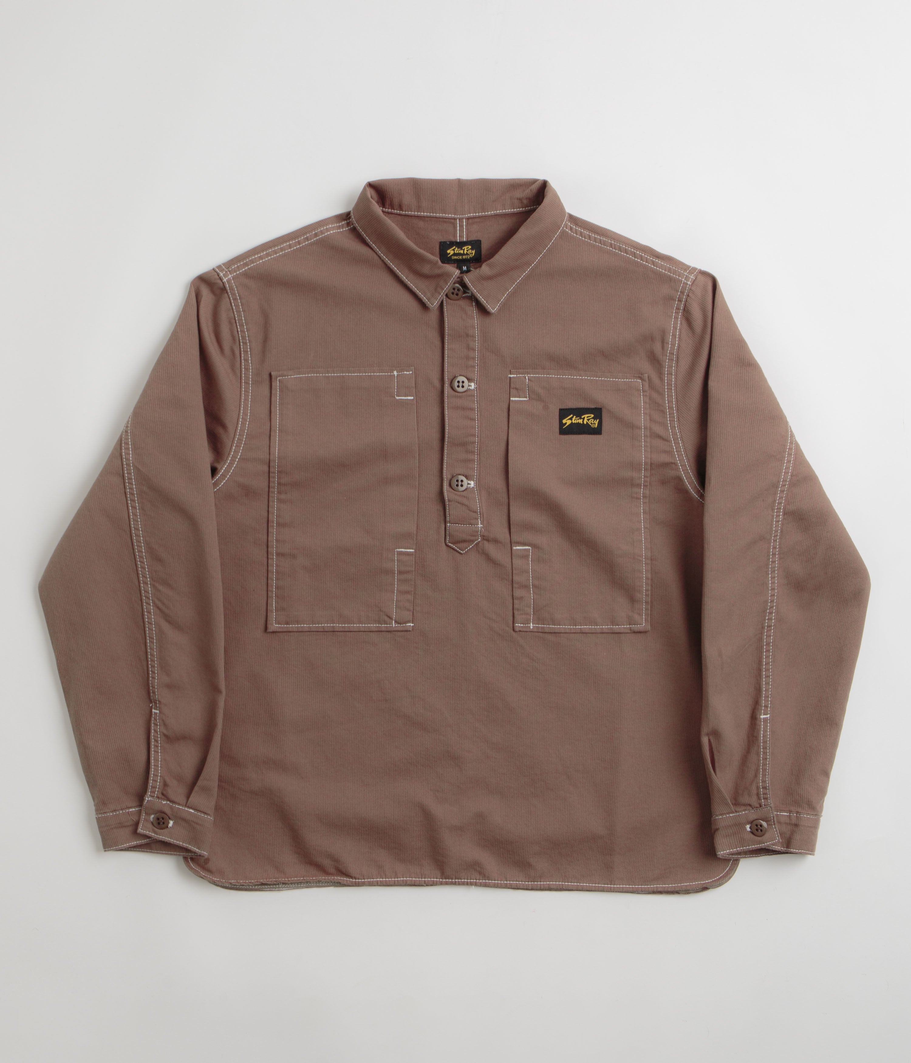 Stan Ray Painters Pop Over Shirt in Acorn Bedford