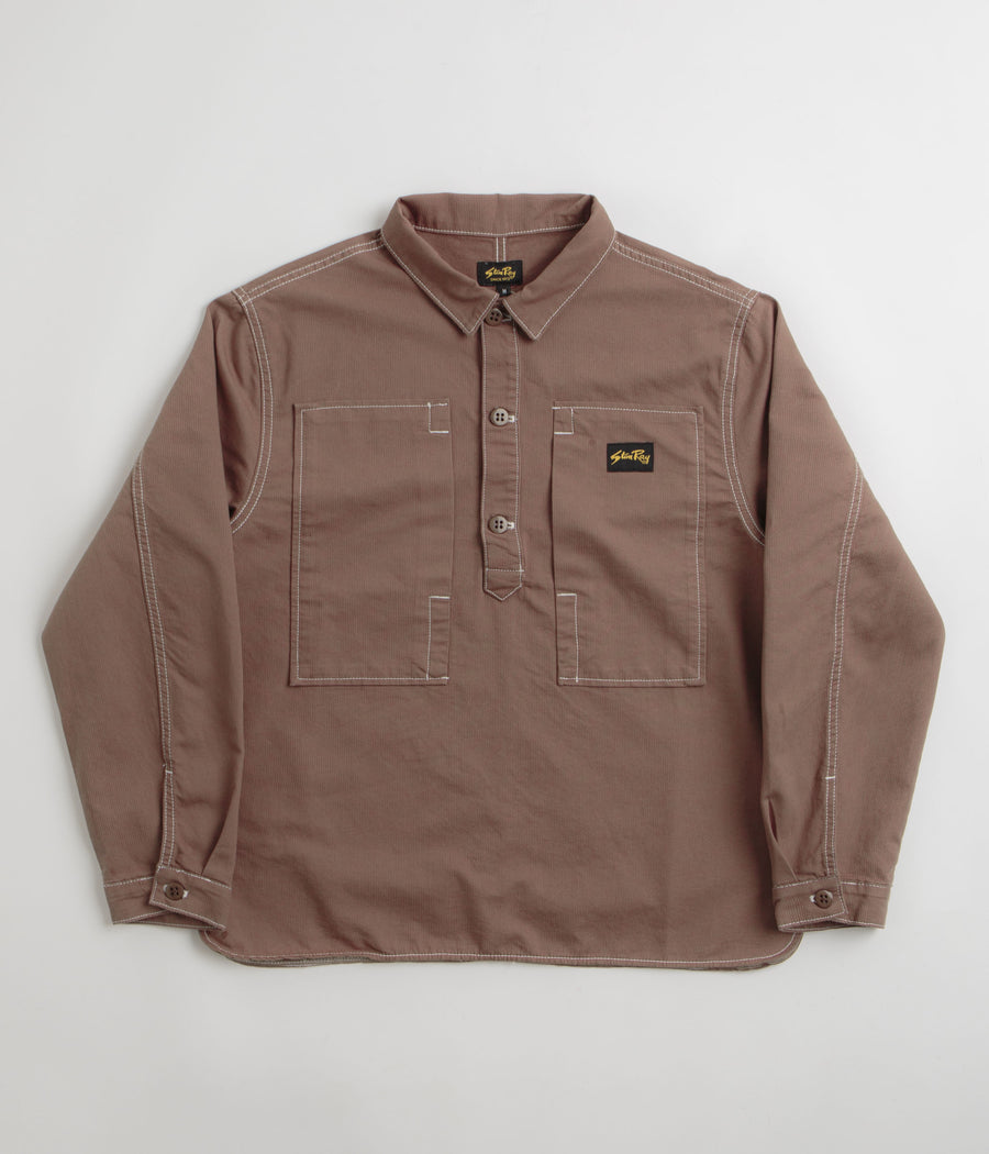 Stan Ray Painters Pop Over Shirt in Acorn Bedford