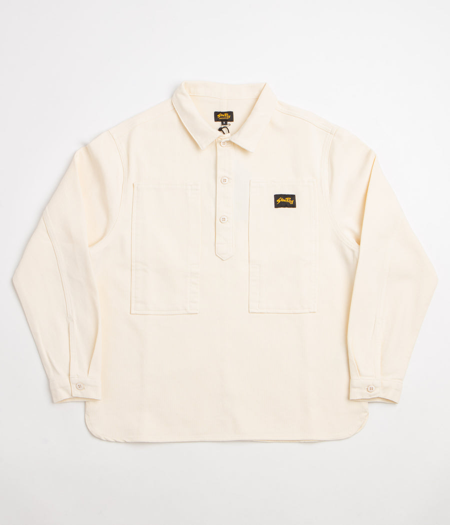 Stan Ray Painters Pop Over Shirt - Natural Bedford Cord