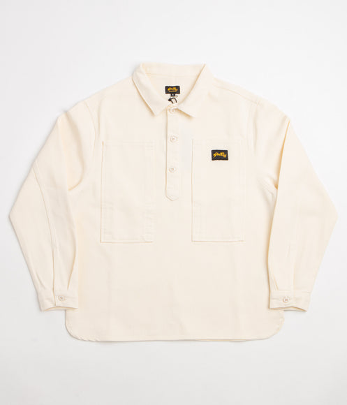 Stan Ray Painters Pop Over Shirt - Natural Bedford Cord