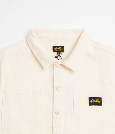 Stan Ray Painters Pop Over Shirt - Natural Bedford Cord