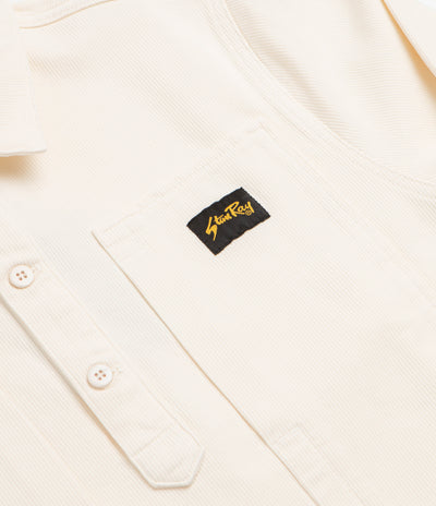 Stan Ray Painters Pop Over Shirt - Natural Bedford Cord
