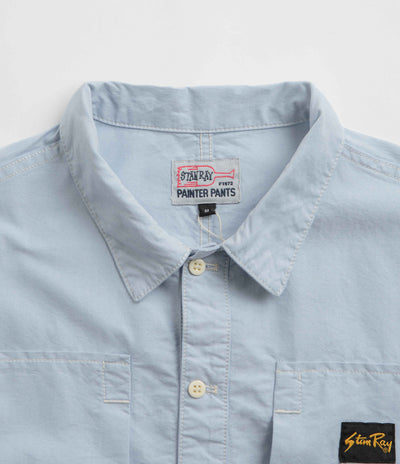 Stan Ray Painters Pop Over Shirt in Washed Chambray