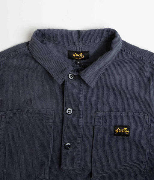 トップス OAMC Ray Shirt Navy stan-ray-painters-shirt-navy-
