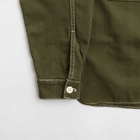 Stan Ray Painters Shirt - Olive Herringbone thumbnail