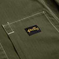 Stan Ray Painters Shirt - Olive Herringbone thumbnail