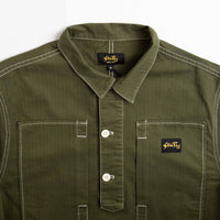 Stan Ray Painters Shirt - Olive Herringbone thumbnail