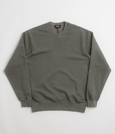 Stan Ray Patch Crewneck Sweatshirt in Washed Black
