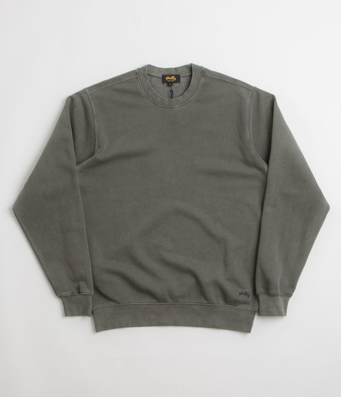 Stan Ray Patch Crewneck Sweatshirt - Washed Black