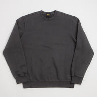 Stan Ray Patch Crewneck Sweatshirt - Washed Black / White thumbnail
