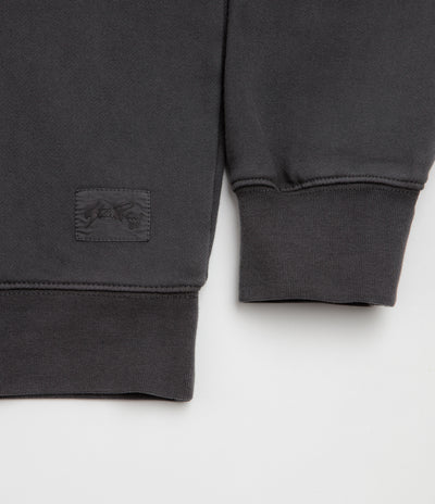 Stan Ray Patch Crewneck Sweatshirt - Washed Black / White