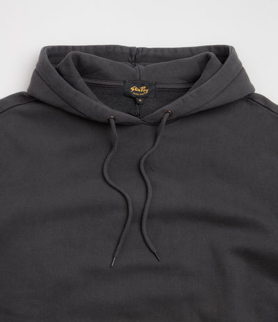 Stan Ray Patch Hoodie - Washed Black / White