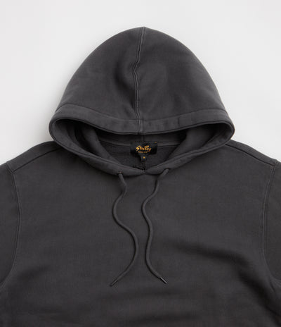 Stan Ray Patch Hoodie - Washed Black / White