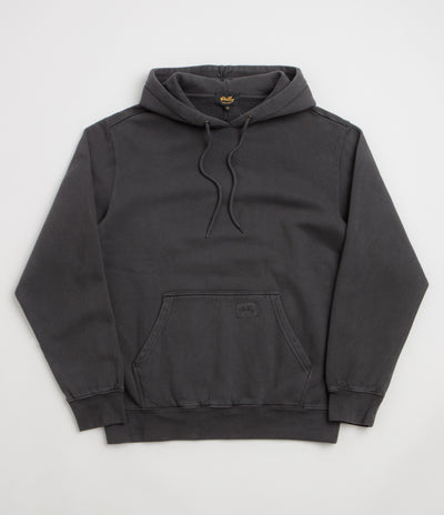 Stan Ray Patch Hoodie - Washed Black / White