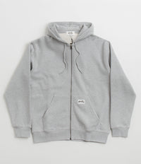 Stan Ray Patch Zip Hoodie in Grey Marl