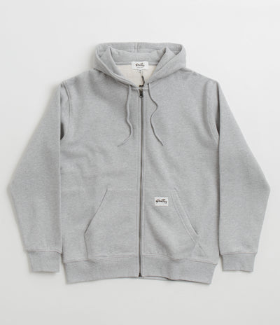 Stan Ray Patch Zip Hoodie in Grey Marl