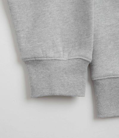 Stan Ray Patch Zip Hoodie in Grey Marl