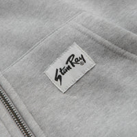 Stan Ray Patch Zip Hoodie in Grey Marl thumbnail