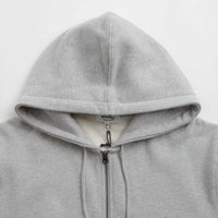 Stan Ray Patch Zip Hoodie in Grey Marl thumbnail