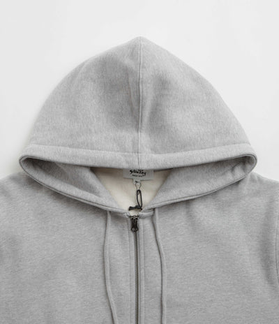 Stan Ray Patch Zip Hoodie in Grey Marl