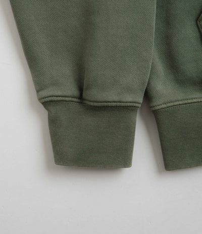 Stan Ray Patch Zip Hoodie in Washed Green