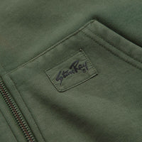Stan Ray Patch Zip Hoodie in Washed Green thumbnail