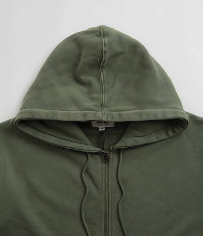 Stan Ray Patch Zip Hoodie in Washed Green