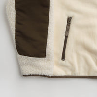 Stan Ray Patchwork Fleece Jacket - Natural / Olive thumbnail