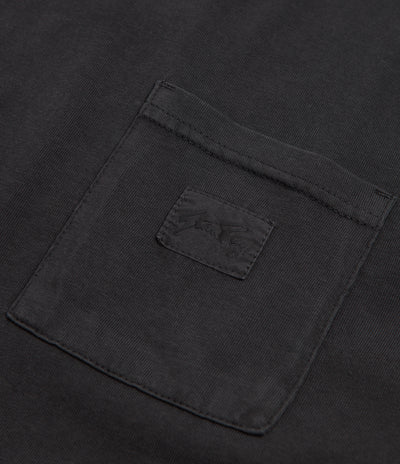 Stan Ray Pocket T-Shirt - Washed Black / White