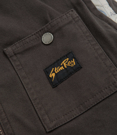 Stan Ray Pork Chop Vest in Charcoal Duck