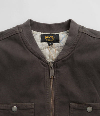 Stan Ray Pork Chop Vest in Charcoal Duck