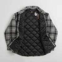 Stan Ray Quilted Plaid Overshirt in Blue thumbnail