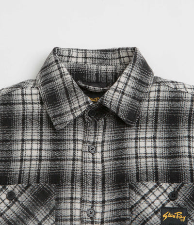 Stan Ray Quilted Plaid Overshirt in Blue