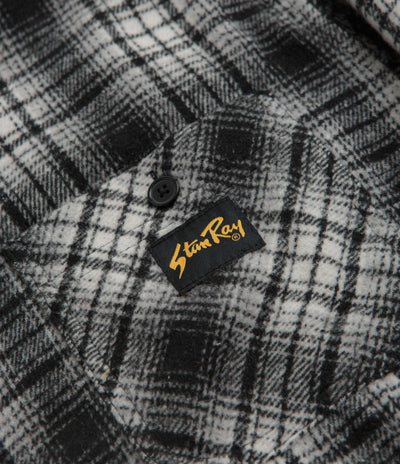 Stan Ray Quilted Plaid Overshirt in Blue